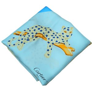 Cartier(カルティエ) 豹柄デザイン スカーフ
