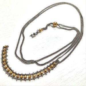 K18 Pt650 18金 プラチナ コンビネックレス アクセサリー