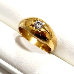 K18 18金 ダイヤモンドリング 指輪 アクセサリー