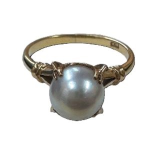 K18　リング　パール