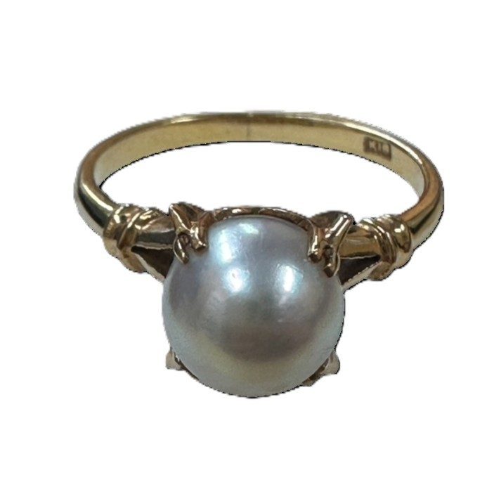 K18　リング　パール