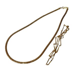 K18 ネックレス まとめ 石なし 18金 アクセサリー