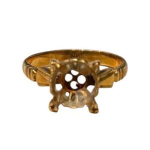 K18 リング 枠のみ 石なし 18金 アクセサリー