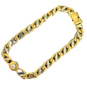 K18　Pt850　ダイヤモンド0.3ct　ブレスレット