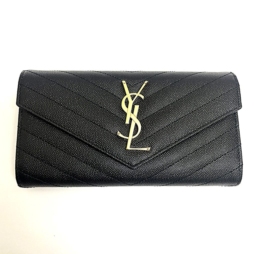 サンローラン パリ ( SAINT LAURENT PARIS ) モノグラム フラップ ウォレット 長財布 | 根室市西浜町