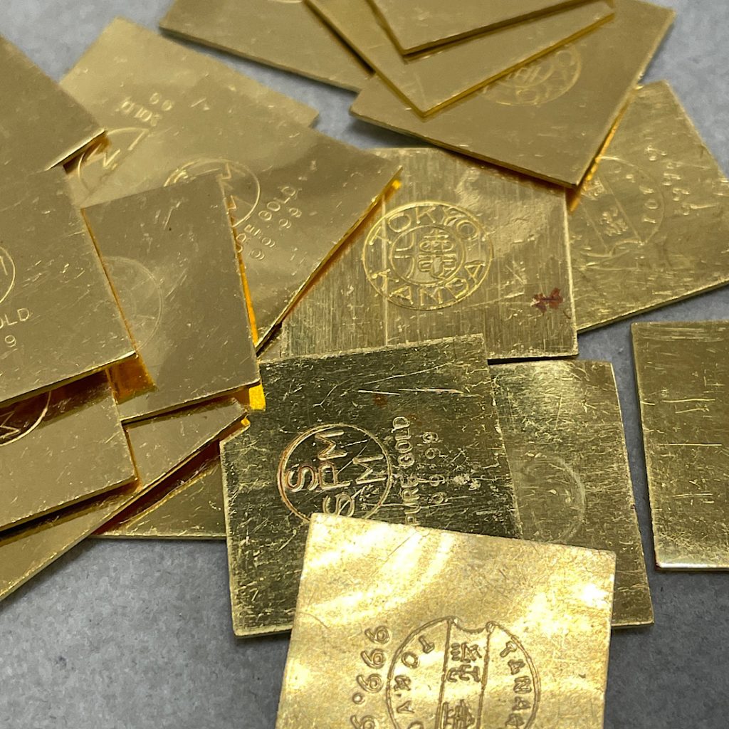 10月は金の高価買取実施中! | K24 加工用金のプレート| 我孫子市湖北台