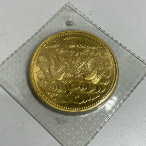金の高価買取店| 天皇陛下御在位六十年記念十万円金貨の買取 | 龍ケ崎市古城