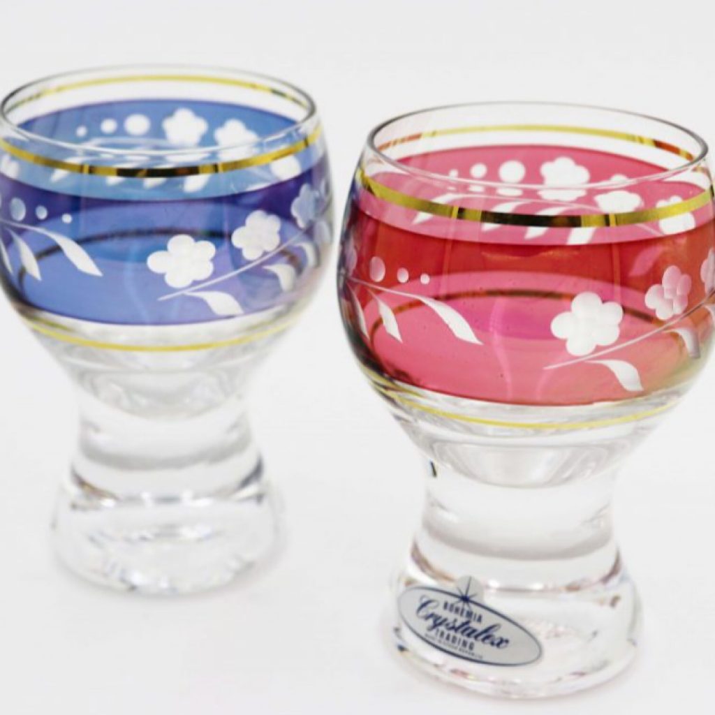 食器の買取店|ボヘミアンのペアグラスの買い取り| 取手市藤代