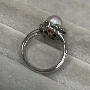 貴金属高価買取中!| pt900真珠 メレダイヤ付きリングの買取| 龍ケ崎市小通幸谷町