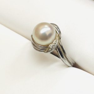 Pt900 プラチナ900 リング  パール ジュエリー