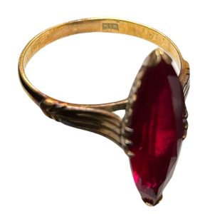 K18 金 ルビーリング