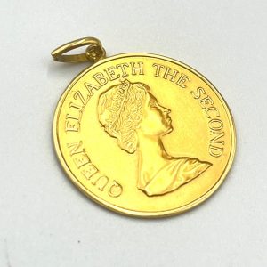 エリザベス金貨ペンダントトップ|伊勢崎市宮子町