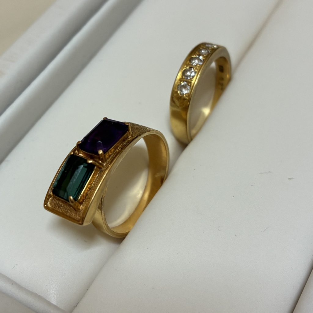 【K18 リング 2点セット】弘前市