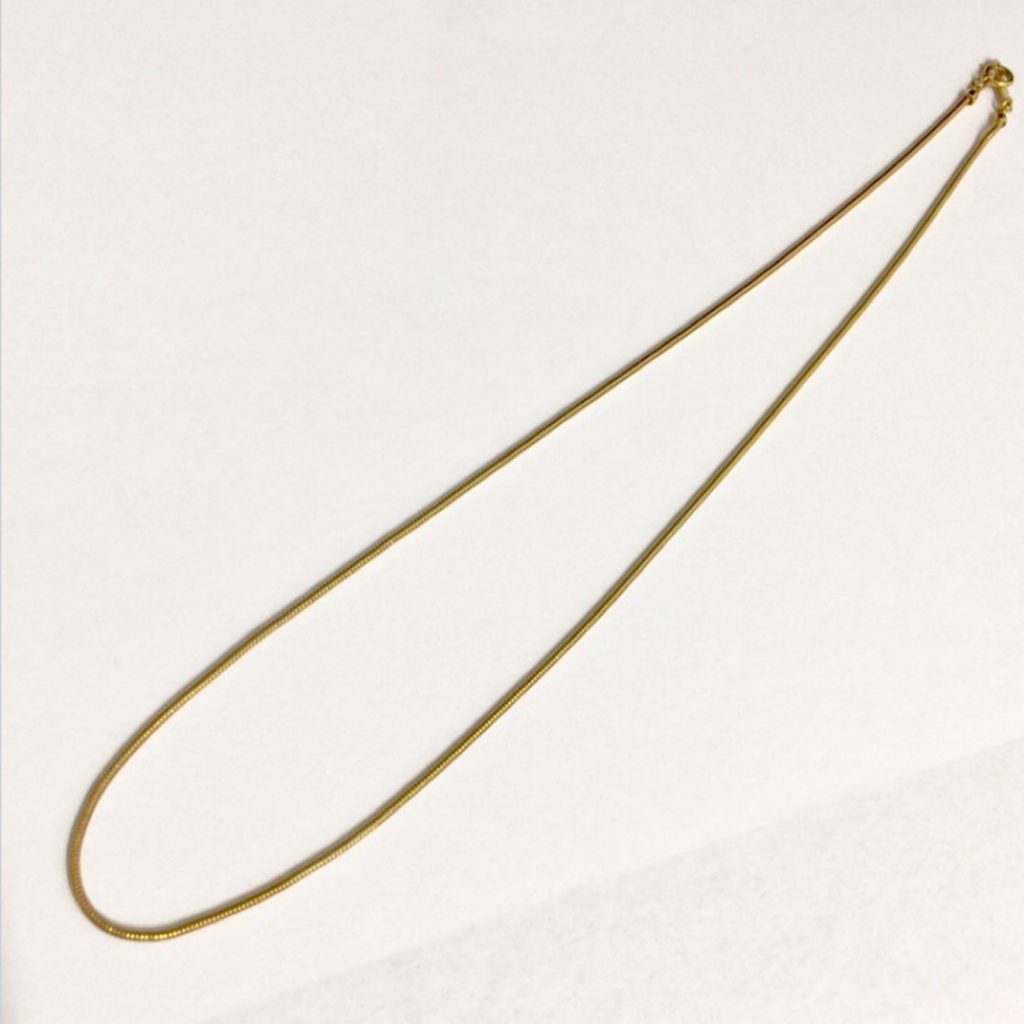 金の価格が高騰中!| K18ネックレス| 日高市中鹿山