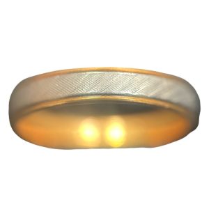 K18Pt900ハーフ コンビリング 金 プラチナ アクセサリー