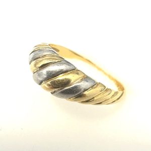 K18 Pt850 コンビ リング