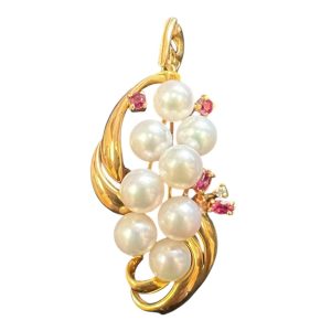 K18(18金)　ブローチ