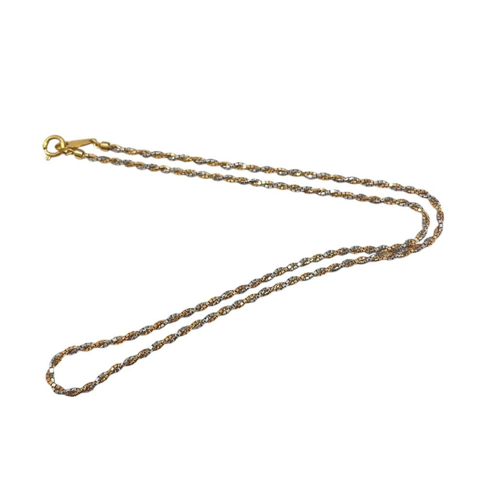 K18/Pt850コンビネックレス