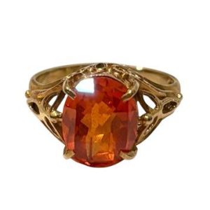 K18 リング 石あり 18金 アクセサリー