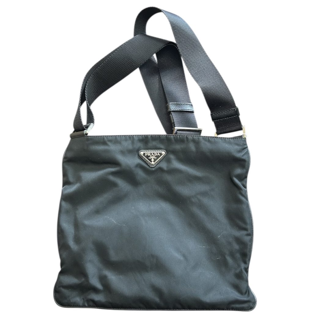 PRADA（プラダ）ショルダーバッグ VA0053 ブラック ナイロン×レザー