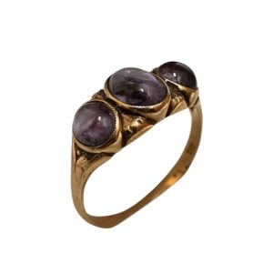 K18(18金) 750 ムーンストーン付きリングご紹介 札幌市白石区