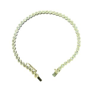 K18ブレスレット  メレダイヤ付