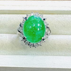 Pt900 翡翠 リング