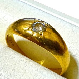 K18 18金 ダイヤモンド リング 指輪