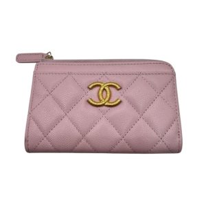 CHANEL(シャネル) キャビアスキン マトラッセジップ コインパース