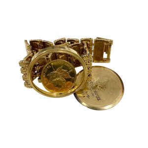 K18腕時計 / K24メイプルリーフ金貨