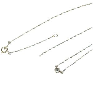 Pt900 ダイヤモンド 切れたネックレス