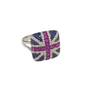 750刻印リング ユニオンジャック