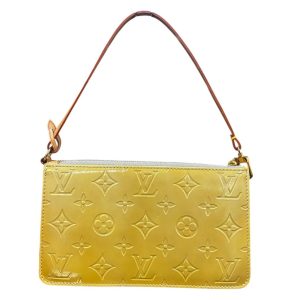 LOUIS VUITTON レキシントン モノグラムヴェルニ ハンドバッグ レザー ソフトベージュ M91010