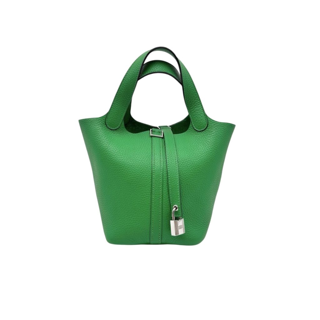 HERMÈS エルメス  ピコタンロック PM トリヨンクレマンス バンブー グリーン