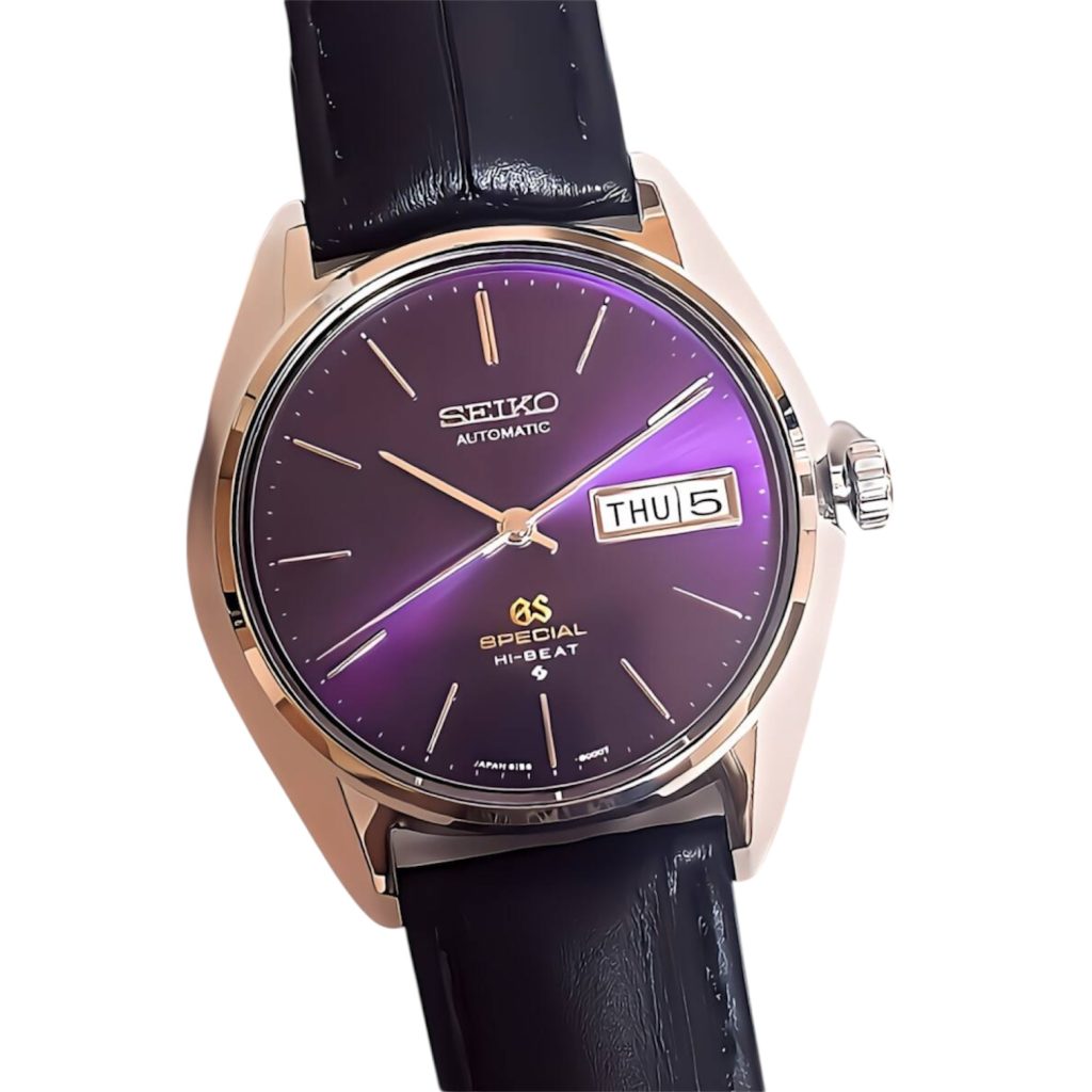 GRAND SEIKO グランドセイコー ハイビート 自動巻き 6156-8000 紫文字盤