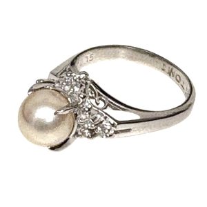 Pt900 パールリング