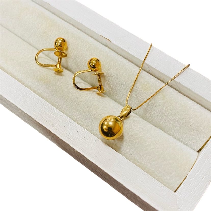 【K18(18金)/ネックレス・ピアス/貴金属・アクセサリー】