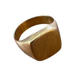 K18 750 18金 印台リング