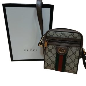 GUCCI (グッチ) GGスプリーム オフディア ショルダーバッグ