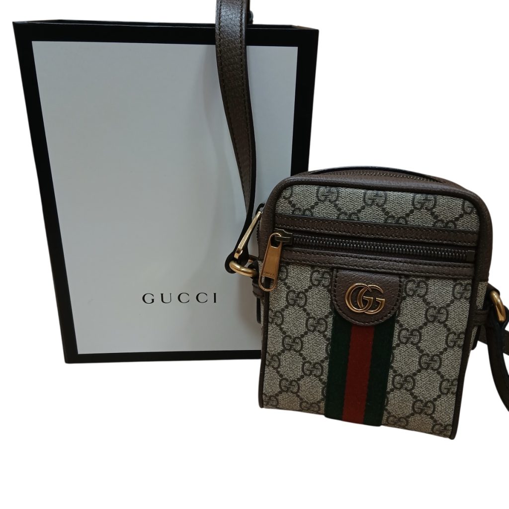 GUCCI (グッチ) GGスプリーム オフディア ショルダーバッグ