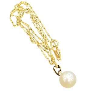 K18(18金)パールトップネックレス