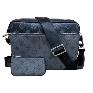 Louis Vuitton ルイヴィトン M69443 トリオメッセンジャー ショルダーバッグ モノグラムエクリプス メンズ