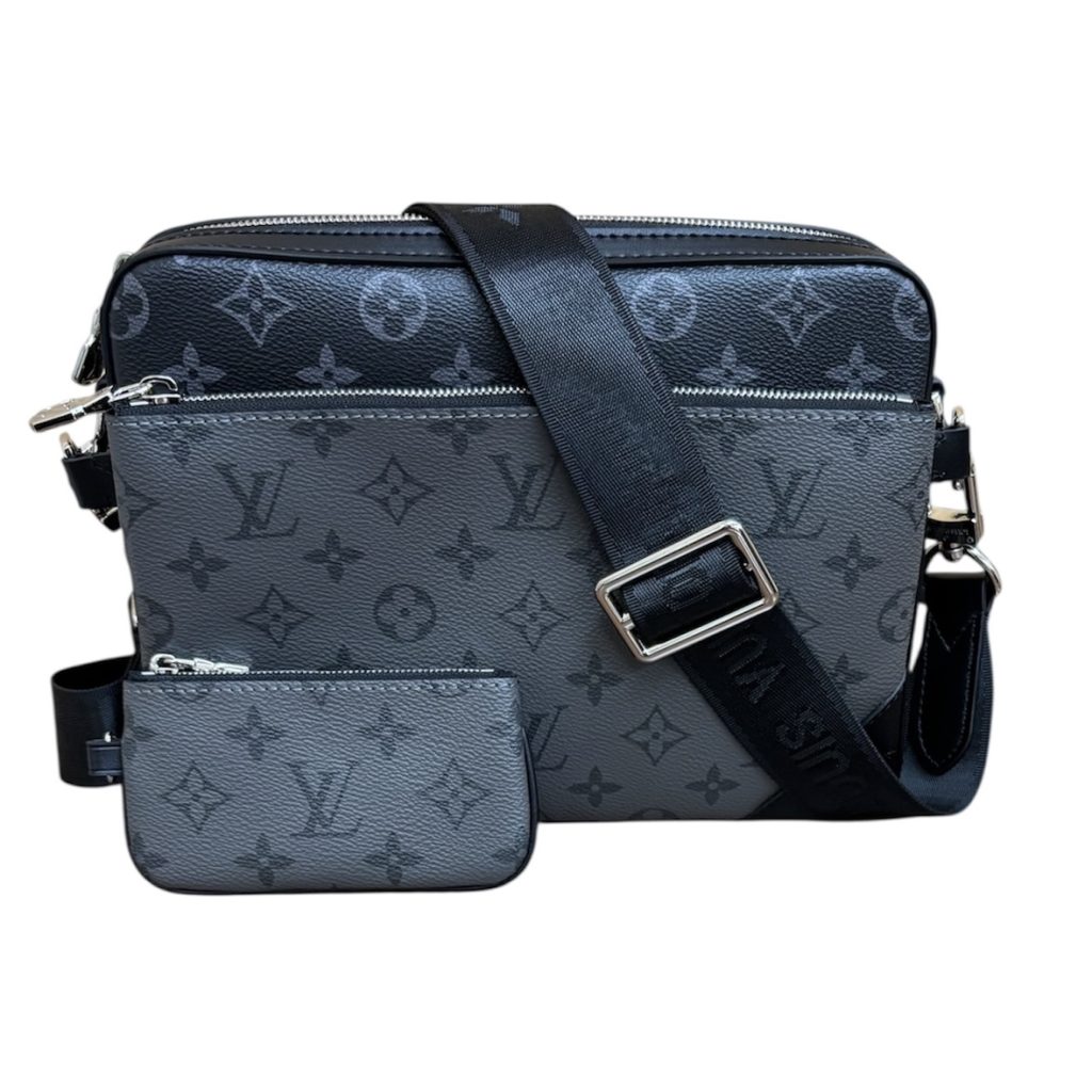 Louis Vuitton ルイヴィトン M69443 トリオメッセンジャー ショルダーバッグ モノグラムエクリプス メンズ