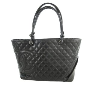 CHANEL シャネルカンボンライン ラージ  ハンドバッグ