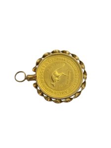 アクセサリー　トップ　金　9999　カンガルー