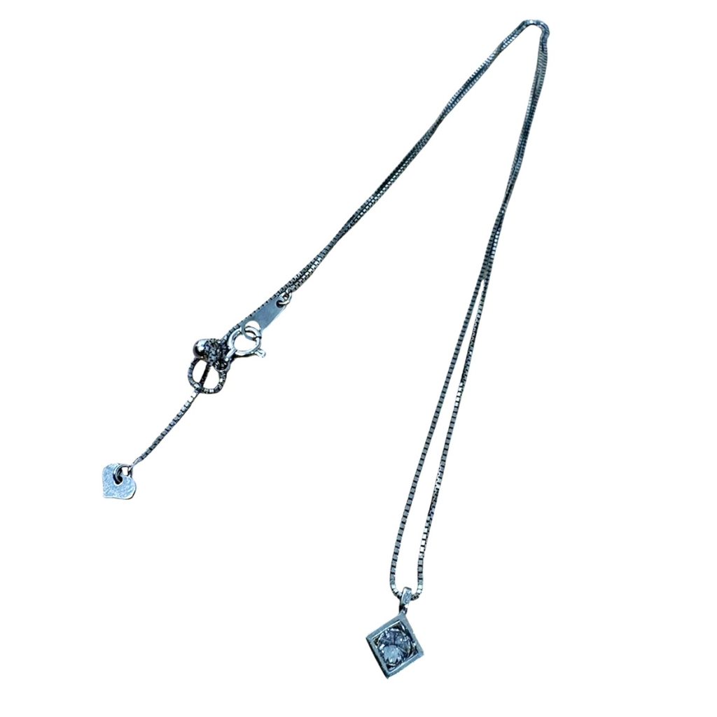 Pt850 ダイヤモンド ネックレス