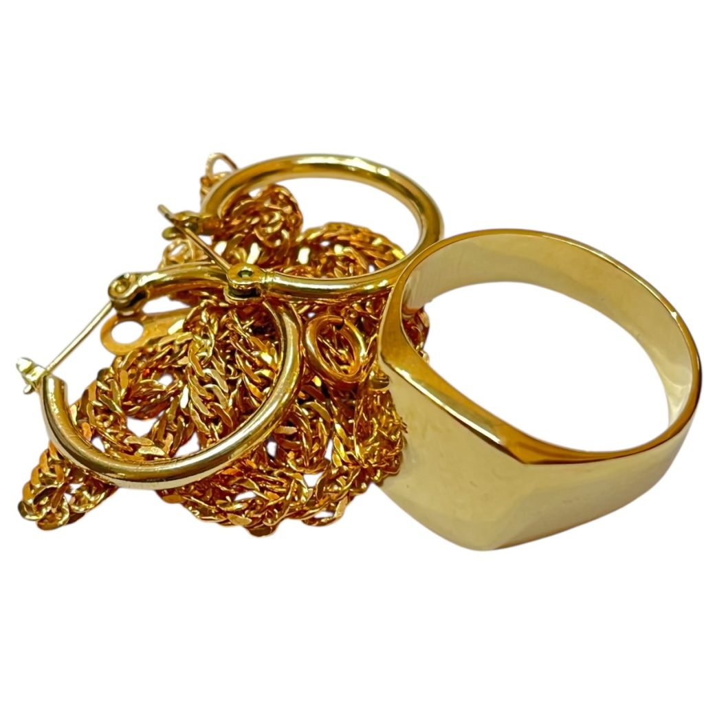 18金(K18) ネックレス リング ピアス アクセサリーおまとめ