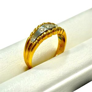 K18/Pt900 18金 プラチナ リング 指輪