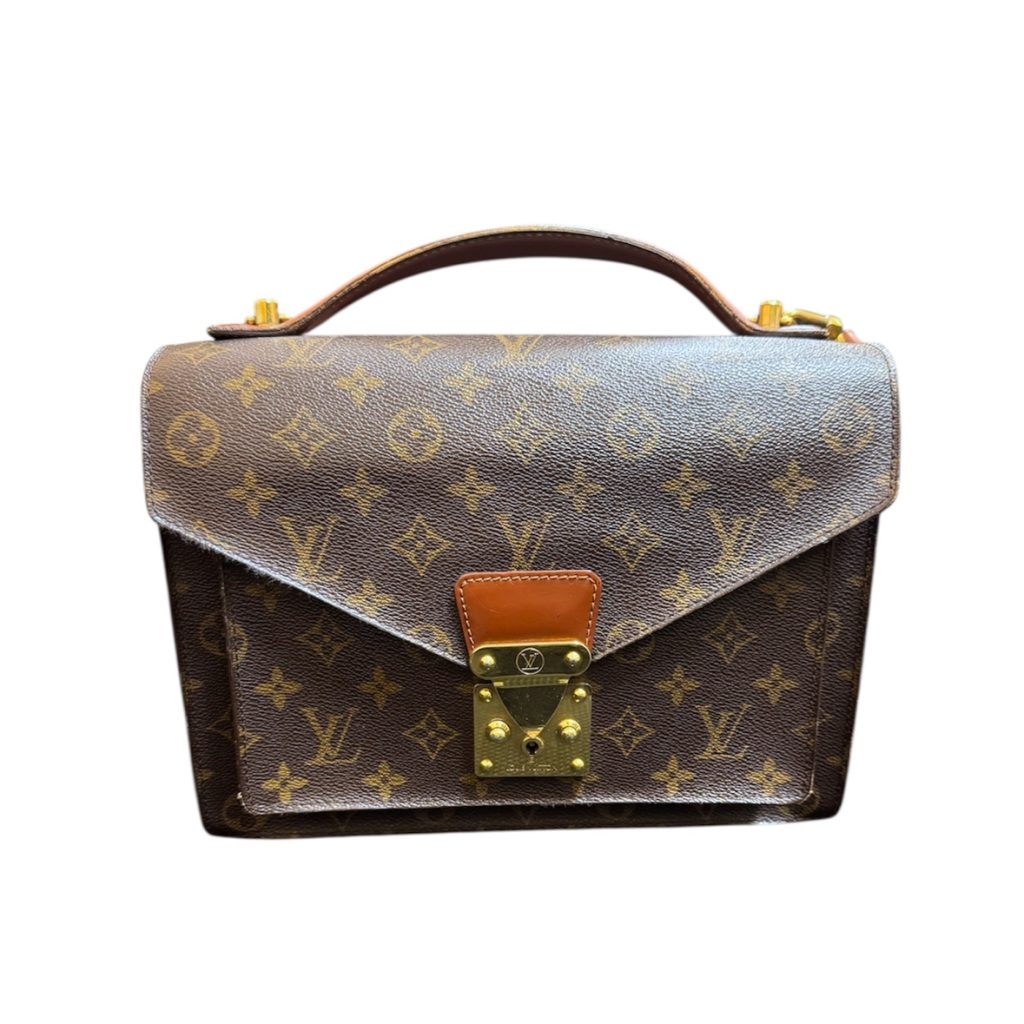 【Louis Vuitton】ルイヴィトン・モノグラム・モンソー 28・ブランドバッグ・ショルダーバッグ