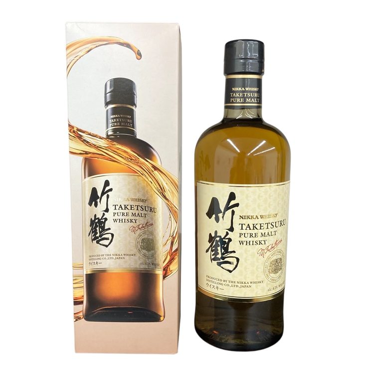 NIKKA 竹鶴 ピュアモルト ウイスキー ニッカ 箱あり